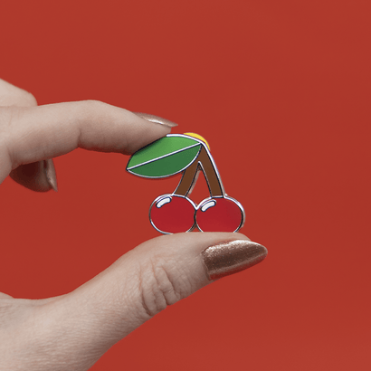 Erstwilder Fruit Salad Cherries Enamel Pin EP0198-1000
