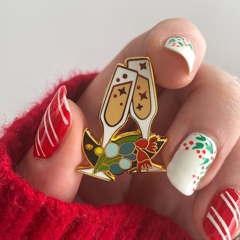 Erstwilder Yuletide Sparkles Enamel Pin EP0201-6700