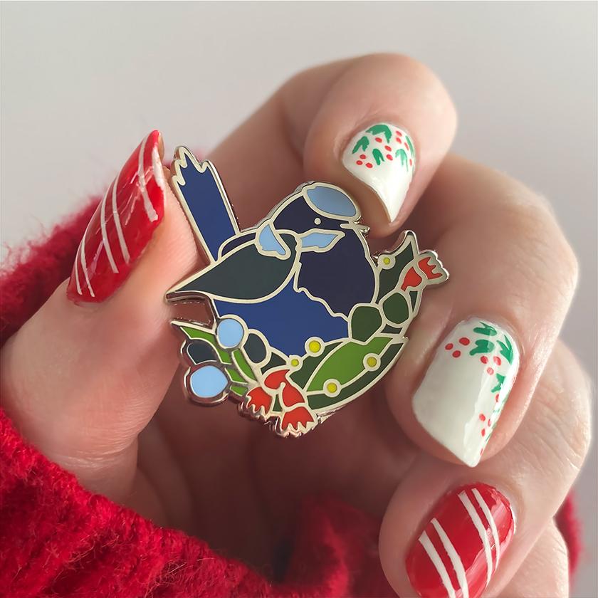 Erstwilder A Splendid Christmas Enamel Pin EP0208-3000