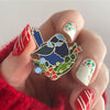 A Splendid Christmas Enamel Pin