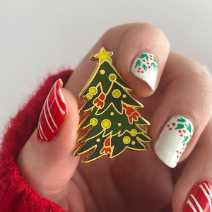 Erstwilder Yuletide Timber Enamel Pin EP0209-4000