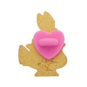 Erstwilder Follow the White Rabbit Enamel Pin EP0215-4000