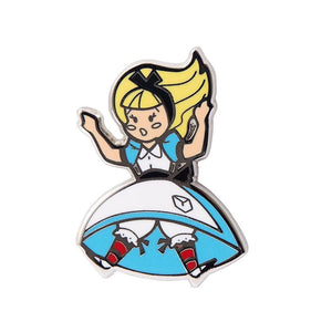 Erstwilder Alice Down the Rabbit Hole Enamel Pin EP0216-3000
