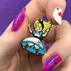 Erstwilder Alice Down the Rabbit Hole Enamel Pin EP0216-3000