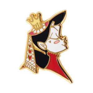 Erstwilder Queen of Hearts Enamel Pin EP0219-1000