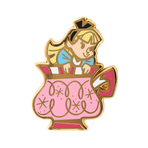 Erstwilder Always Tea Time, Alice Enamel Pin EP0222-2000