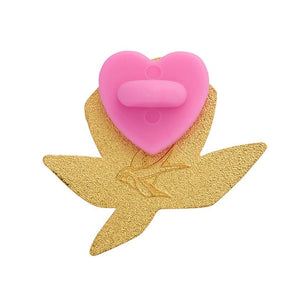 Erstwilder Painted Rose Enamel Pin EP0225-1000