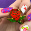 Erstwilder Painted Rose Enamel Pin EP0225-1000