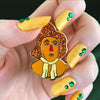Scarecrow Enamel Pin