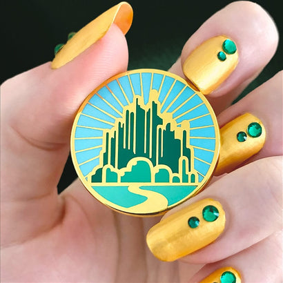 Erstwilder Emerald City Enamel Pin AG1EP08