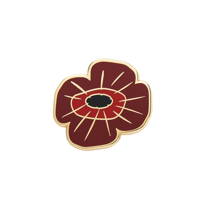 Erstwilder Remembrance Poppy Enamel Pin AF1EP03