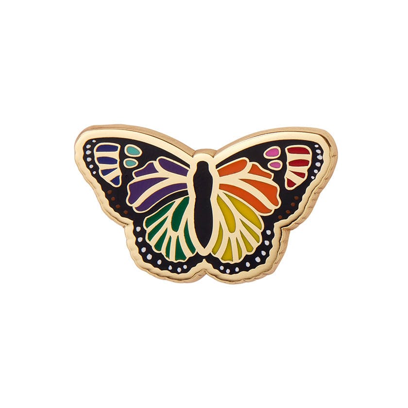 Erstwilder Pride & Joy Prince of Pride Butterfly Enamel Pin AD1EP03