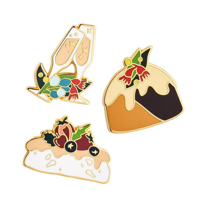 Erstwilder An Australian Christmas Food & Drink Enamel Pin Pack - 3 Piece EPX0022-0100