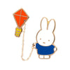 Miffy Flies a Kite Enamel Pin