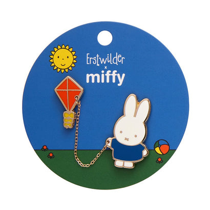 Erstwilder Miffy Flies a Kite Enamel Pin EPAT104
