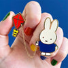 Miffy Flies a Kite Enamel Pin
