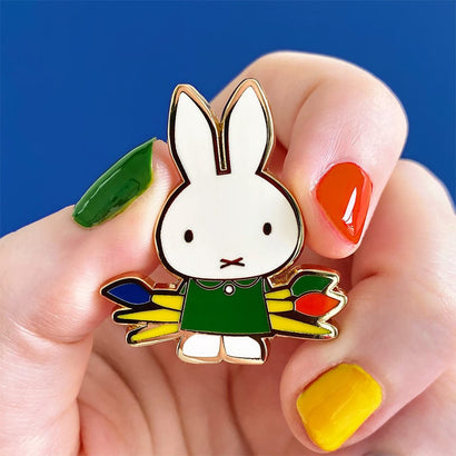 Erstwilder Miffy the Artist Enamel Pin EPAT106