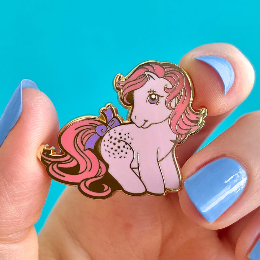 Cotton Candy Enamel Pin  -  Erstwilder  -  Quirky Resin and Enamel Accessories