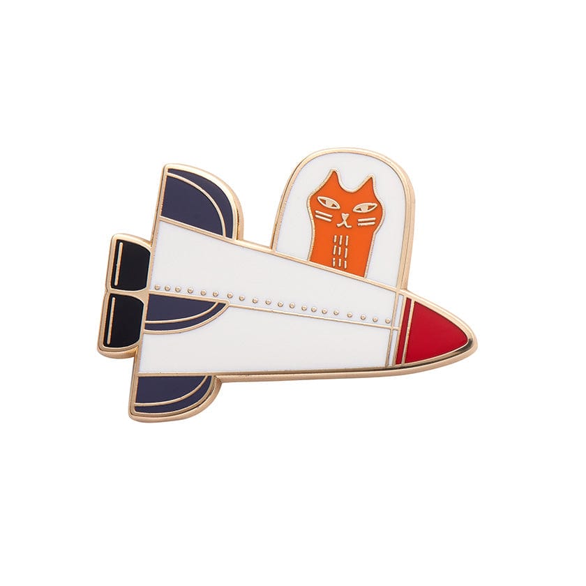 Moon Ride Enamel Pin  -  Erstwilder  -  Quirky Resin and Enamel Accessories