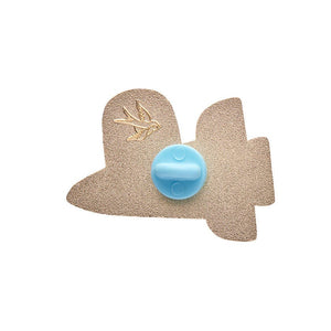 Moon Ride Enamel Pin  -  Erstwilder  -  Quirky Resin and Enamel Accessories