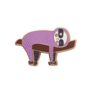 A Little Sluggish Enamel Pin  -  Erstwilder  -  Quirky Resin and Enamel Accessories