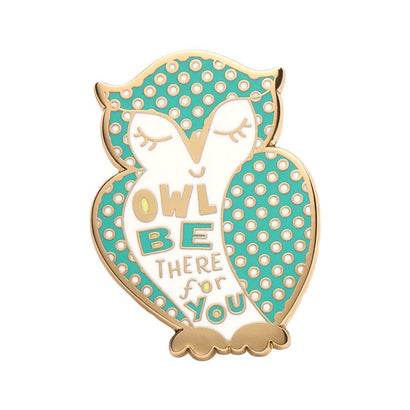 Erstwilder Owl be There for You Enamel Pin AH1EP10
