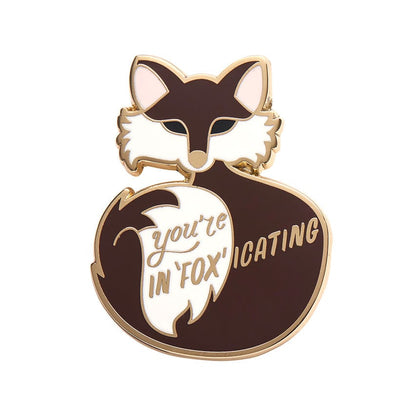 Erstwilder You're In"FOX"icating Enamel Pin AH1EP15