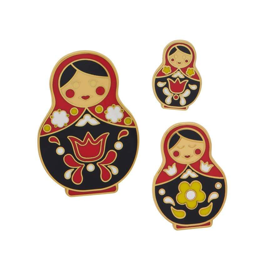 Erstwilder Matryoshka Memories Medium Enamel Pin EP0022-1070