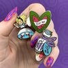 Erstwilder Kitchy Witch Alice's Wonderland Falling Alice Pin Pack - 3 Piece EPX0027-0100