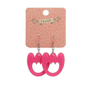 Erstwilder Essentials Tulip Bubble Resin Drop Earrings - Rose Pink EE1015-BU2200