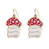 Erstwilder Shiitake Happens Enamel Drop Earrings AH1EG08