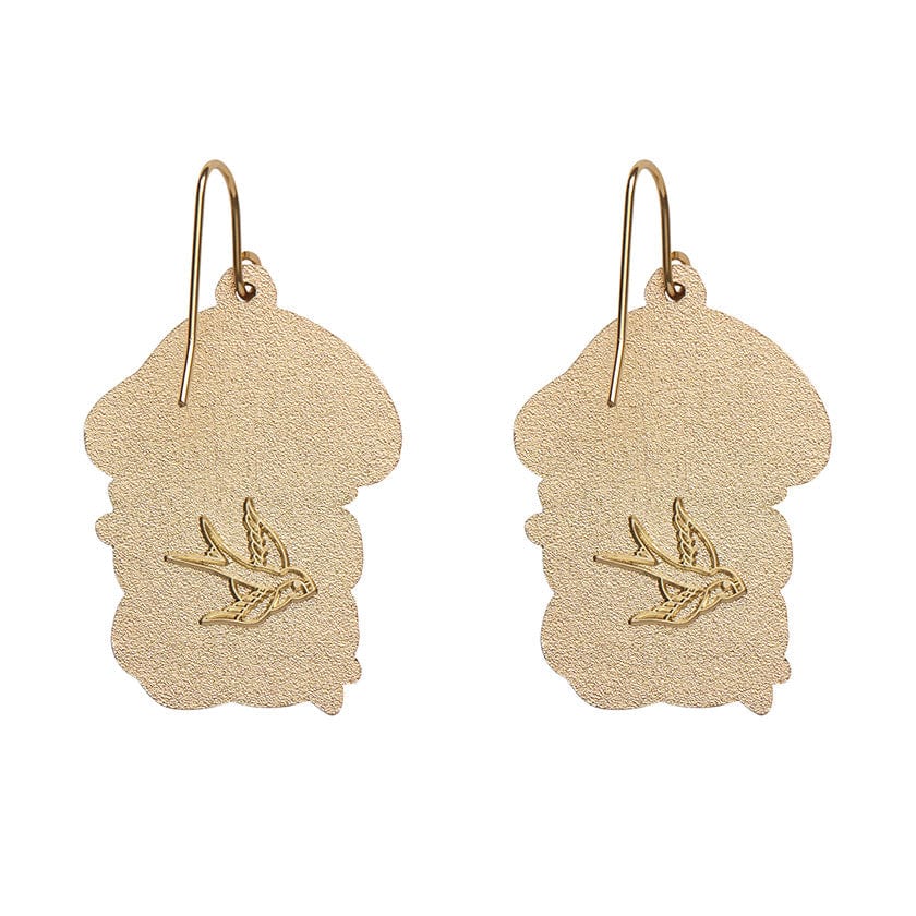 Enamel cheap drop earrings