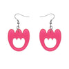 Erstwilder Essentials Tulip Bubble Resin Drop Earrings - Rose Pink EE1015-BU2200