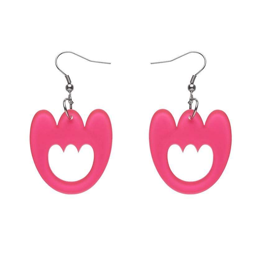 Erstwilder Essentials Tulip Bubble Resin Drop Earrings - Rose Pink EE1015-BU2200