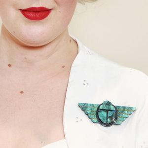 Erstwilder Ancient Egypt Revival Brooch BH6894-4165