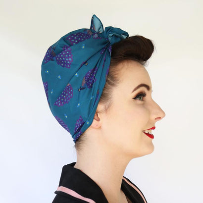 Erstwilder Le Peacock Royal Head Scarf SC0056-4431