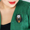 Owl Ornamental Brooch