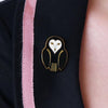 Erstwilder Owl Ornamental Enamel Pin EP0140-7065