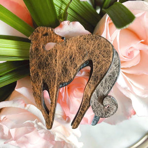 Erstwilder Autumnal Symphony Greyhound Brooch BH6890-9092