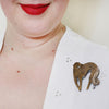 Autumnal Symphony Greyhound Brooch