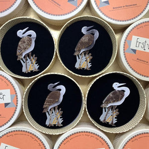 Erstwilder Avian Adore Heron Brooch BH6896-7190