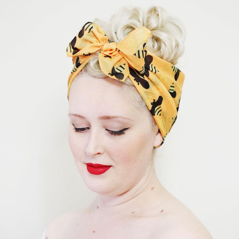 Erstwilder Babette Bee Head Scarf SC0009-6170