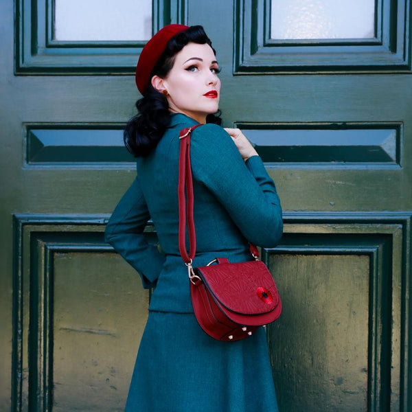 Erstwilder Poppy Field Saddle Bag BA0011-1000