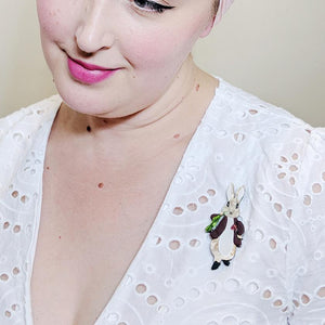 Erstwilder Benjamin Bunny Brooch BH6785-9291
