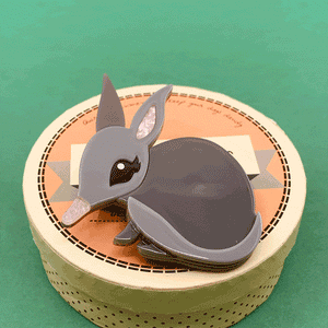 Erstwilder Blushing Bilby Brooch BH7009-7100