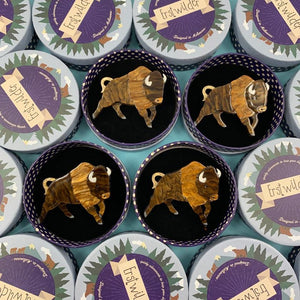 Erstwilder Buffalo Bull Brooch BH7092-9291