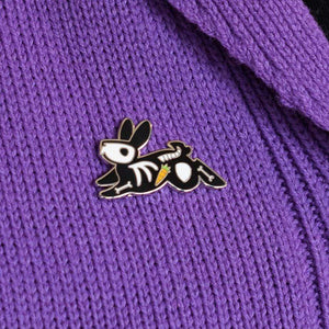 Erstwilder Bunny Bones Enamel Pin EP0060-7080