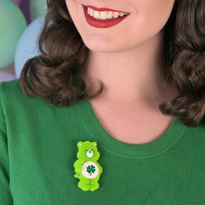 Erstwilder Good Luck Bear™ Brooch BH7068-4000