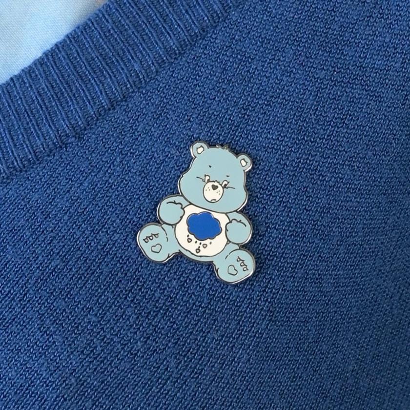 Grumpy Bear™ Enamel Pin – Erstwilder