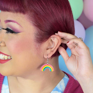 Erstwilder Keep Calm and Smile Earrings E7060-0100